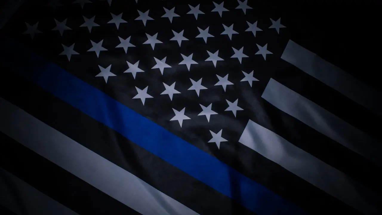 Thin Blue Line flag